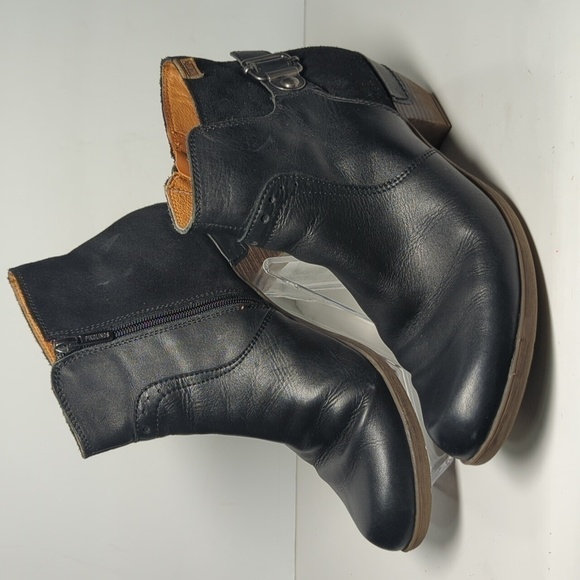 Pikolinos Rotterdam ankle boot with decorative buckle women's size 8.5-9 EU 39 - Picture 1 of 16